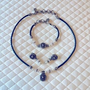 Brighton necklace with matching bracelet and earrings